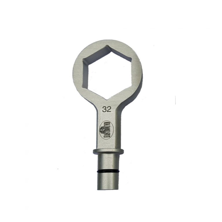 32mm motorcycle axle nut wrench Lightweight 7075 T6 alu.