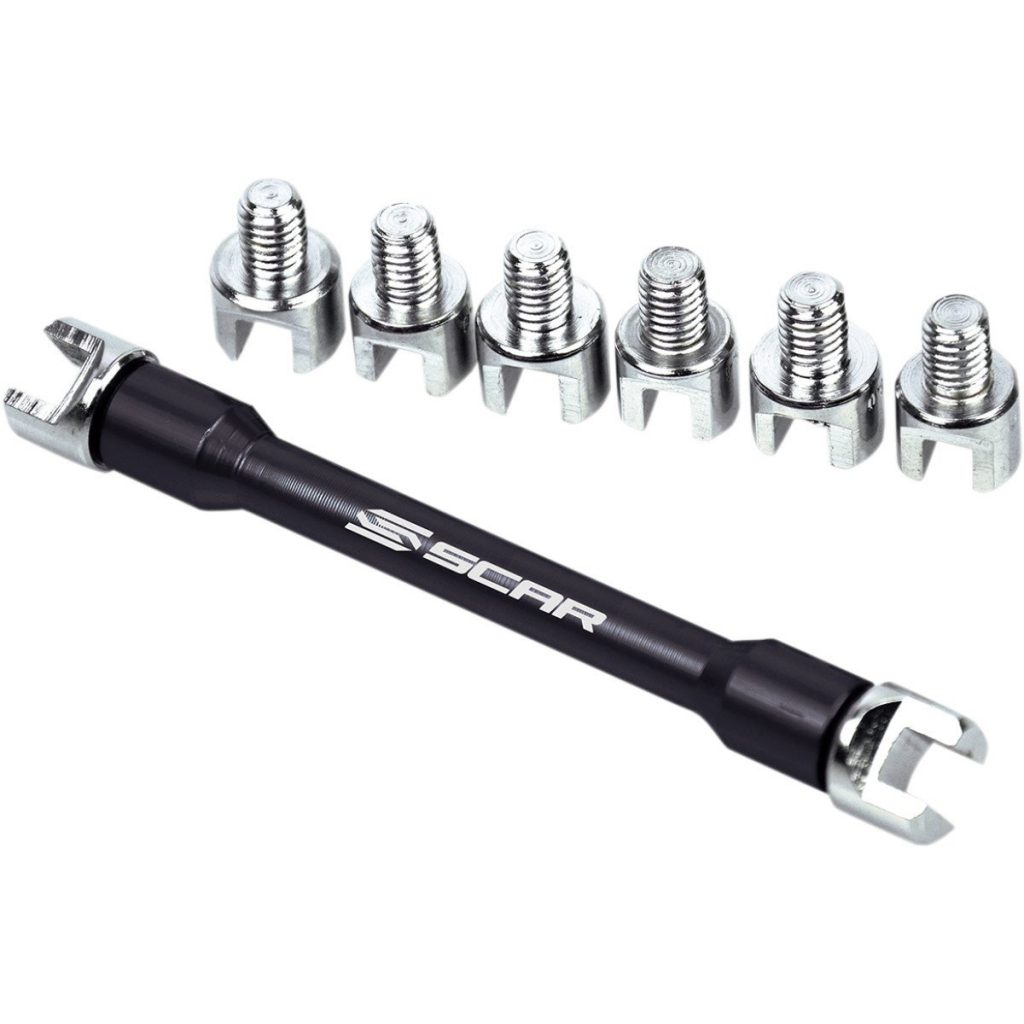 SCAR spoke wrench tool with 8 tips kit Eastbound