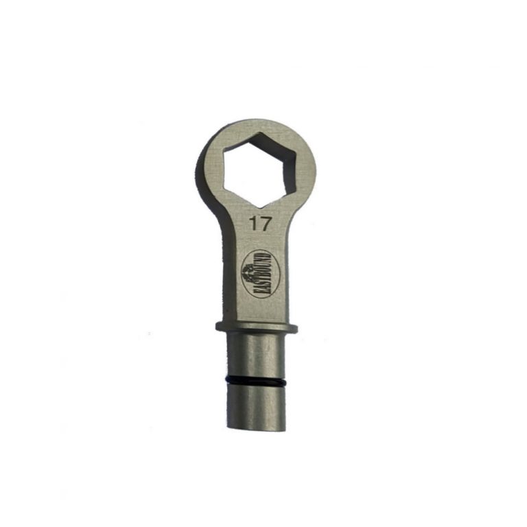 17mm motorcycle axle nut wrench Lightweight 7075 T6 alu.